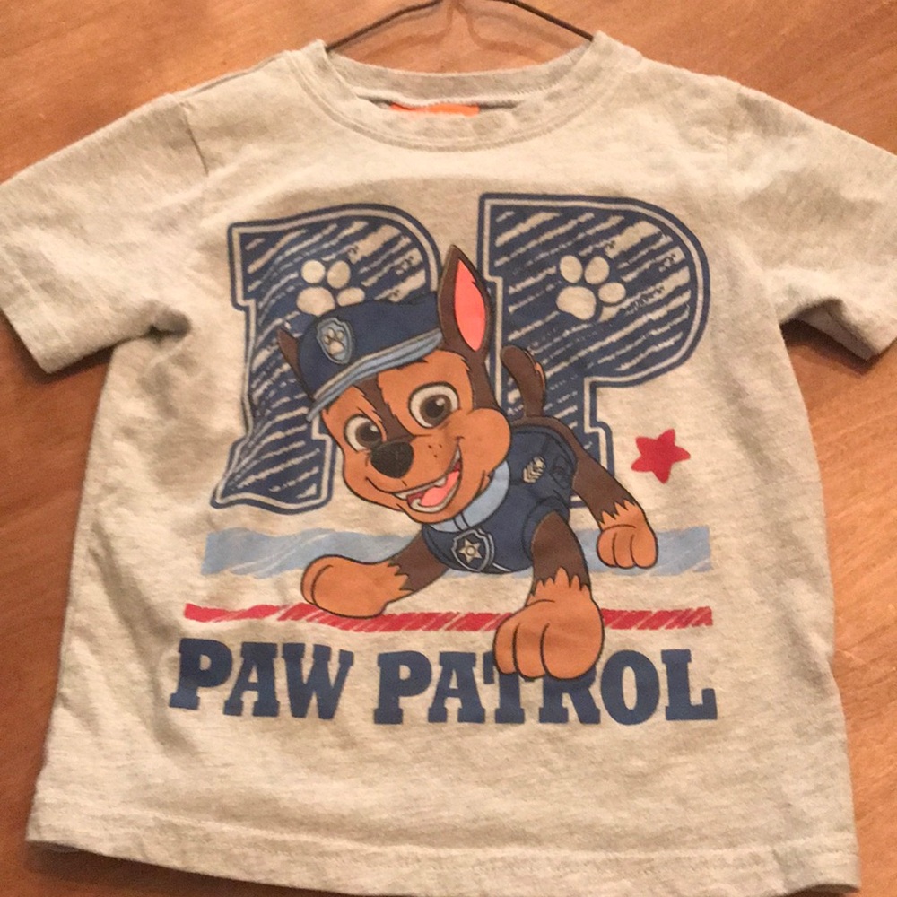 Paw Patrol Chase Graphic Tee - Gray